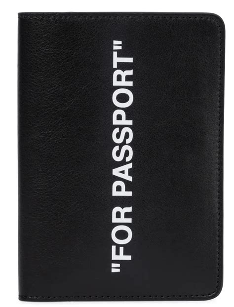 off white passport holder replica